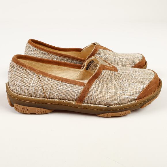 Tony Lama Boots Womens 8.5 M Renata Beige Flat Slip-on Shoes TLC105L - Picture 6 of 10